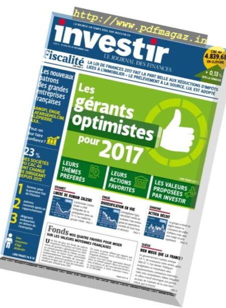 investir – 24 Decembre 2016 Cover