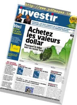 investir – 26 Novembre 2016