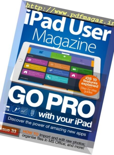 iPad User Magazine – Issue 33, 2016 Cover