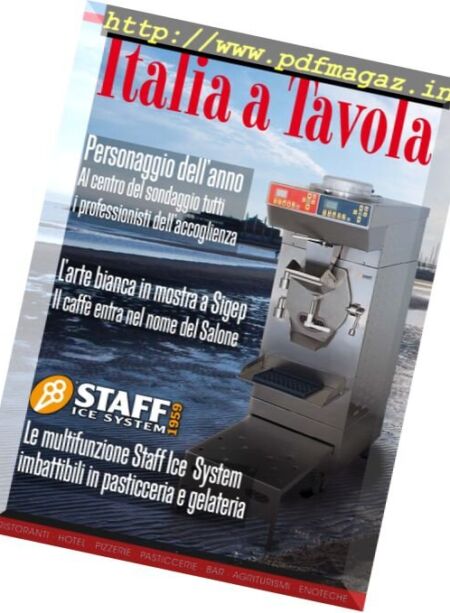 Italia a Tavola – Dicembre 2016-Gennaio 2017 Cover