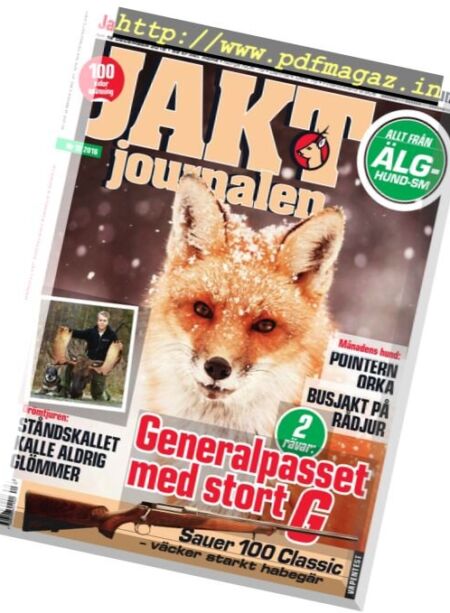 Jaktjournalen – December 2016 Cover