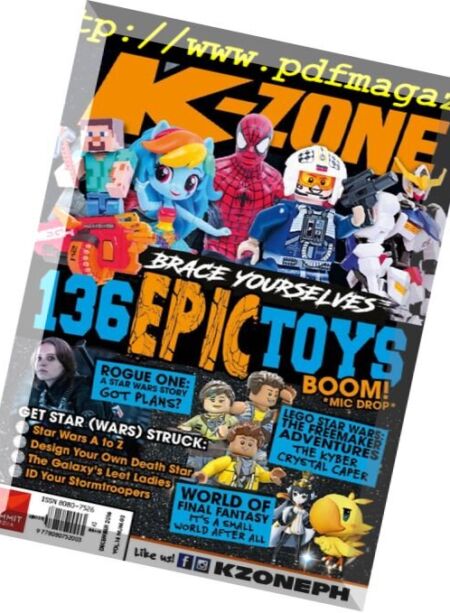 K-Zone Philippines – December 2016 Cover