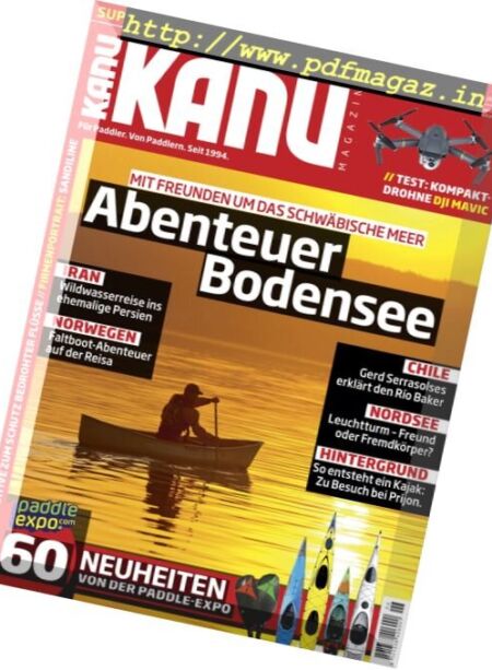 Kanu Magazin – Januar-Februar 2017 Cover