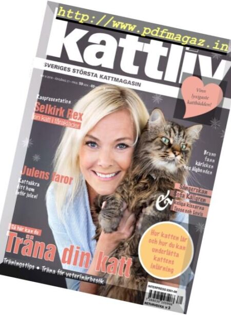 Kattliv – Nr.8, 2016 Cover