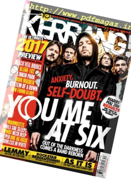 Kerrang! – 31 December 2016 Cover