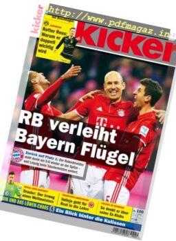 Kicker – 12 Dezember 2016
