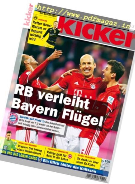 Kicker – 12 Dezember 2016 Cover