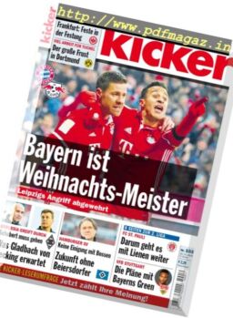 Kicker – 22 Dezember 2016