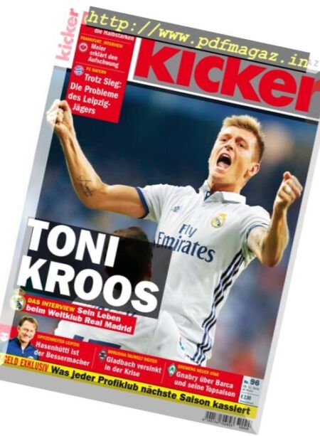 Kicker – 28 November 2016 Cover
