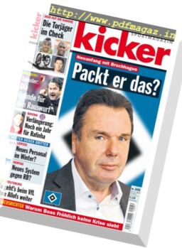 Kicker Magazin – 15 Dezember 2016