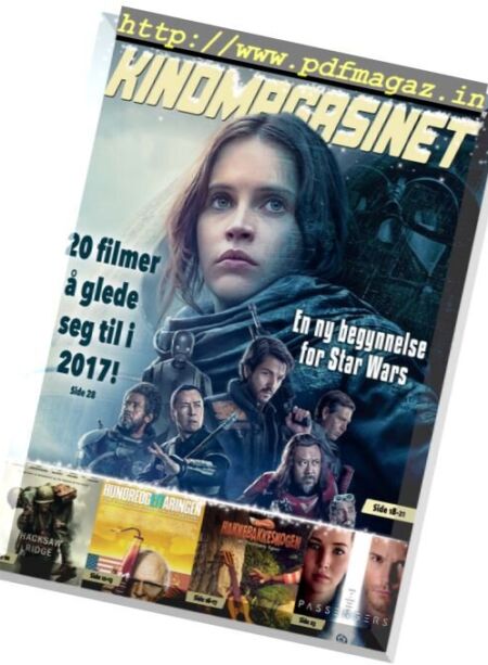 Kinomagazinet – Desember 2016 – Januar 2017 Cover