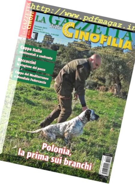La Gazzetta Della Cinofilia Venatoria – Gennaio 2017 Cover