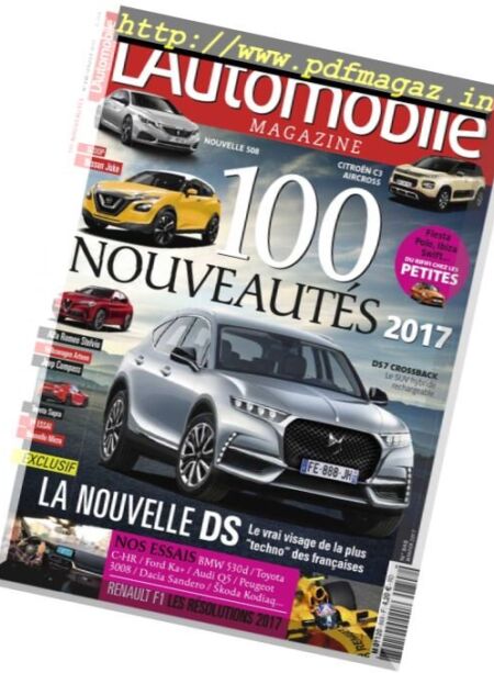 L’Automobile – Janvier 2017 Cover