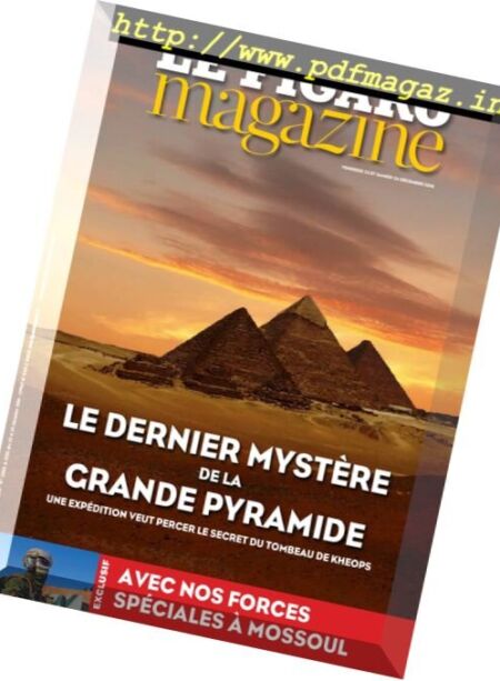 Le Figaro Magazine – 23 Decembre 2016 Cover