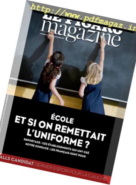 Le Figaro Magazine – 9 Decembre 2016 Cover