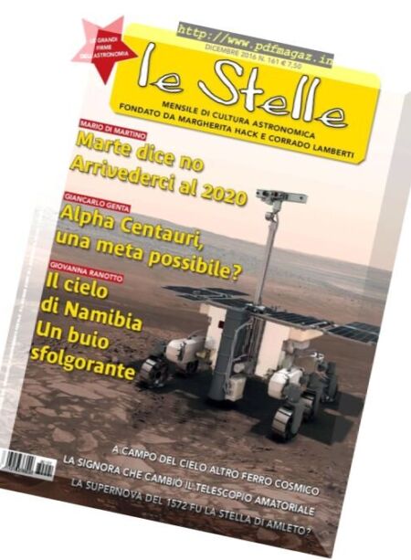 Le Stelle – Dicembre 2016 Cover