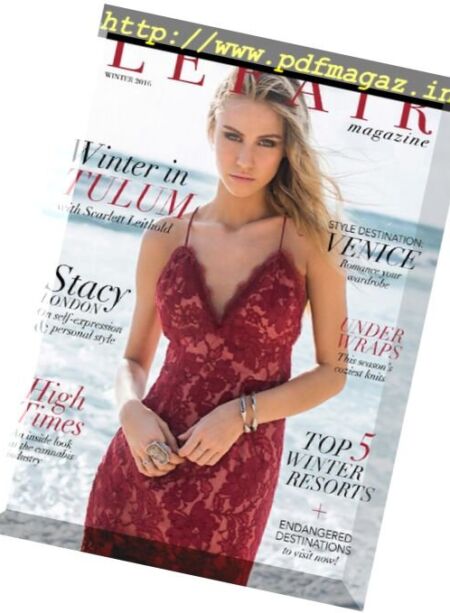 Lefair Magazine – Winter 2016 Cover