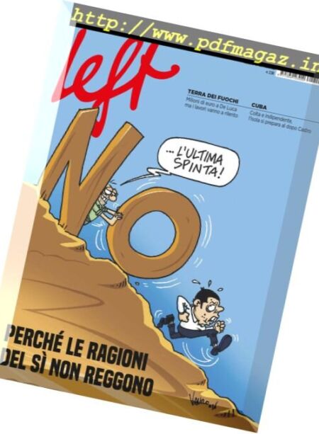 Left – 3 Dicembre 2016 Cover
