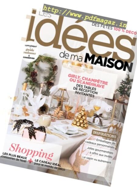 Les Idees de ma Maison – Decembre 2016 Cover