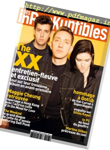 Les Inrockuptibles – 7 au 13 Decembre 2016 Cover