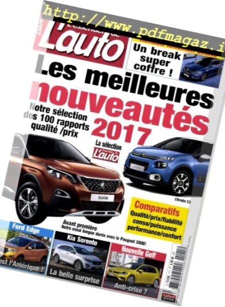 L’Essentiel de l’Auto – Decembre 2016 – Fevrier 2017 Cover