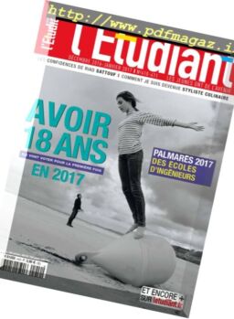 L’Etudiant – Decembre 2016 – Janvier 2017