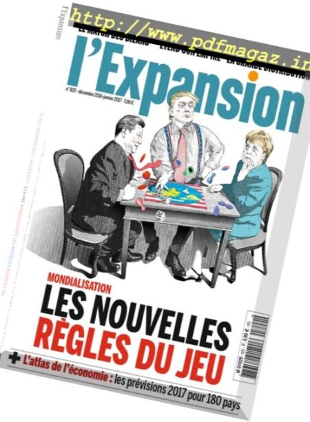 L’Expansion – Decembre 2016 – Janvier 2017 Cover