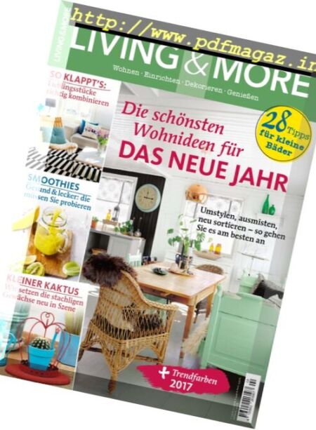 Living & More – Januar-Februar 2017 Cover