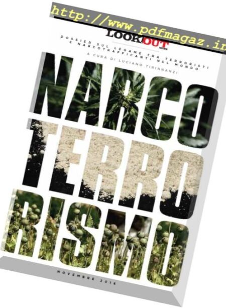 Lookout News Magazine – Speciale Narcoterrorismo, Novembre 2016 Cover