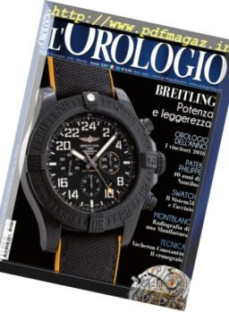L’Orologio – Novembre 2016
