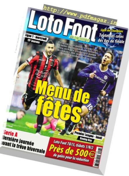 Loto Foot – 21 Decembre 2016 Cover