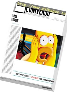 L’universo – 14 Dicembre 2016