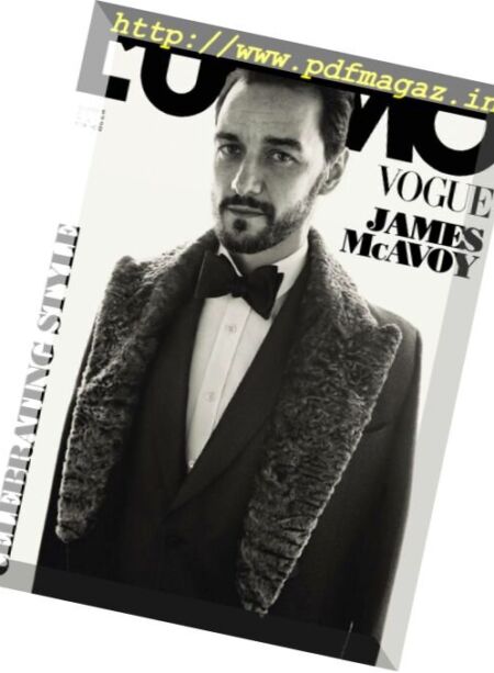 L’Uomo Vogue – Dicembre 2016 Cover