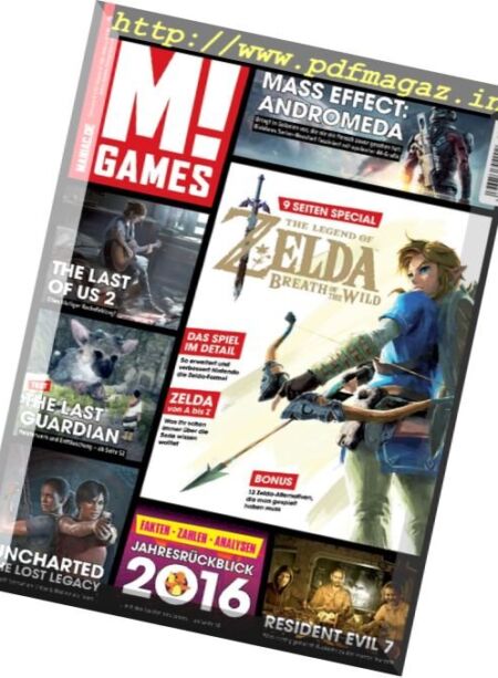 M! Games Germany – Januar 2017 Cover