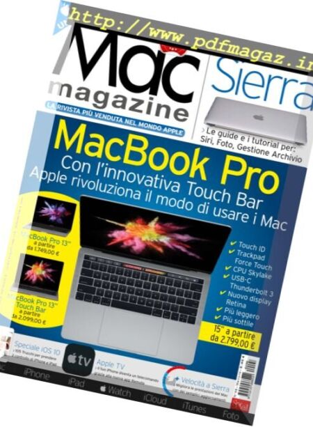Mac Magazine – Dicembre 2016 Cover