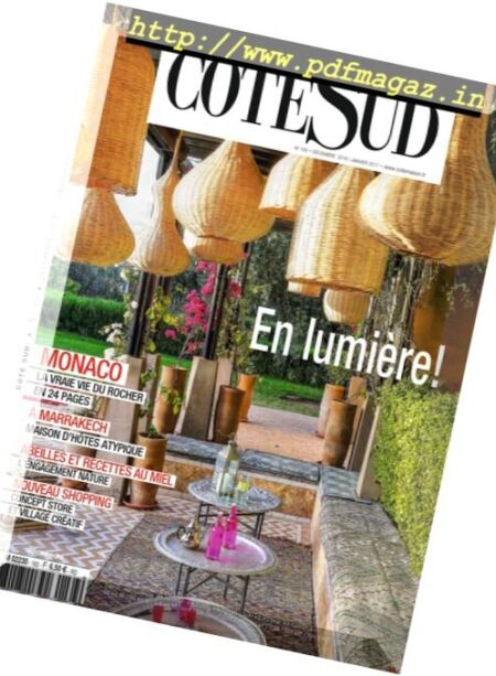 Maisons Cote Sud – Decembre 2016-Janvier 2017 Cover