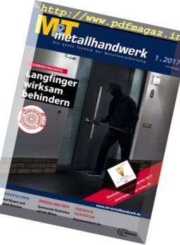 M&T metallhandwerk – Nr.1, 2017