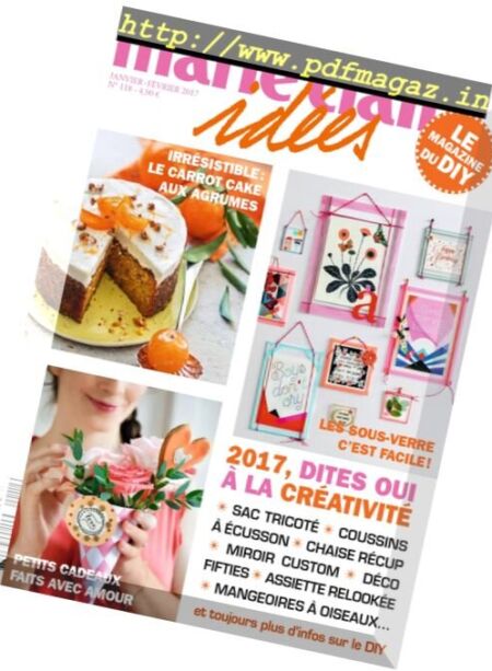 Marie Claire Idees – Janvier-Fevrier 2017 Cover