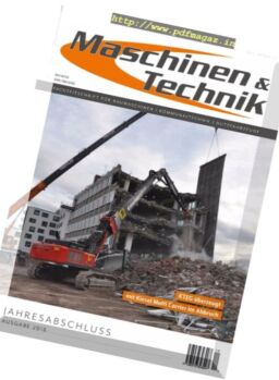 Maschinen &Technik – Dezember 2016 – Januar 2017