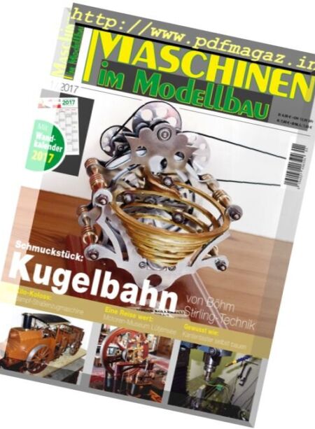 Maschinen im Modellbau – Januar-Februar 2017 Cover