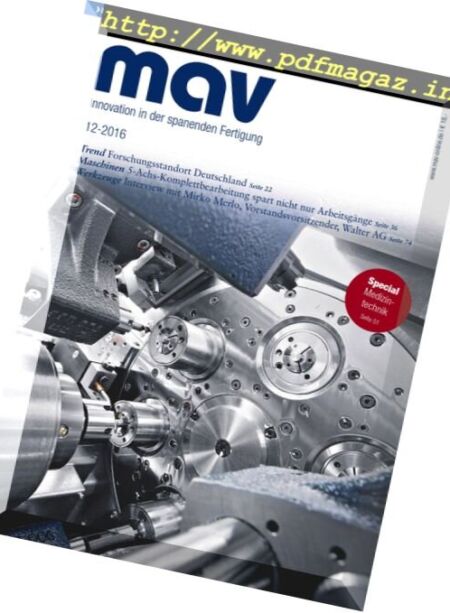 MAV – Dezember 2016 Cover