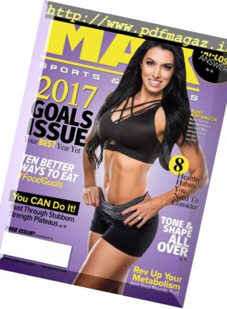 Max Sports & Fitness – January-February 2017 Cover