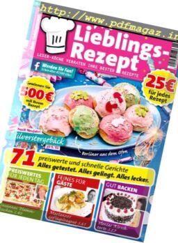 Mein Lieblingsrezept – Januar 2017