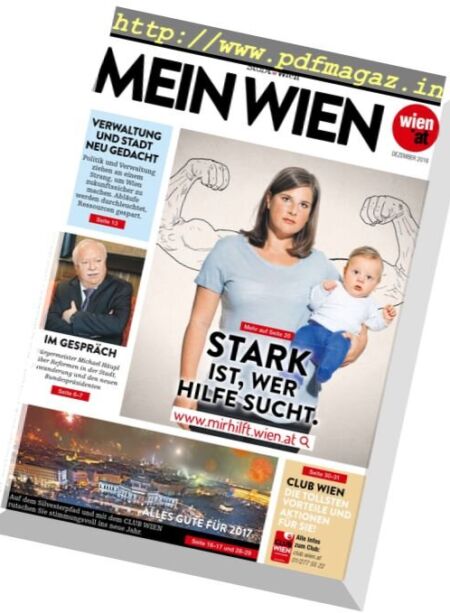 Mein Wien – Dezember 2016 Cover