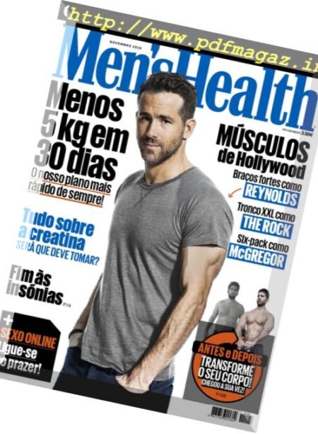 Men’s Health Portugal – Novembro 2016 Cover