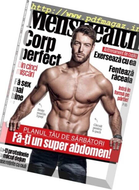Men’s Health Romania – Decembrie 2016 – Ianuarie 2017 Cover