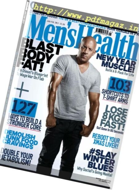 Men’s Health UK – January-February 2017 Cover