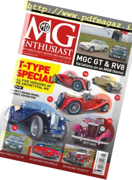 MG Enthusiast – January 2017 Cover