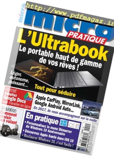 Micro Pratique – Janvier 2017 Cover