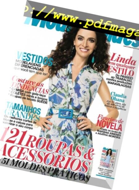 Moda Moldes Brazil – Issue 88, Agosto 2016 Cover